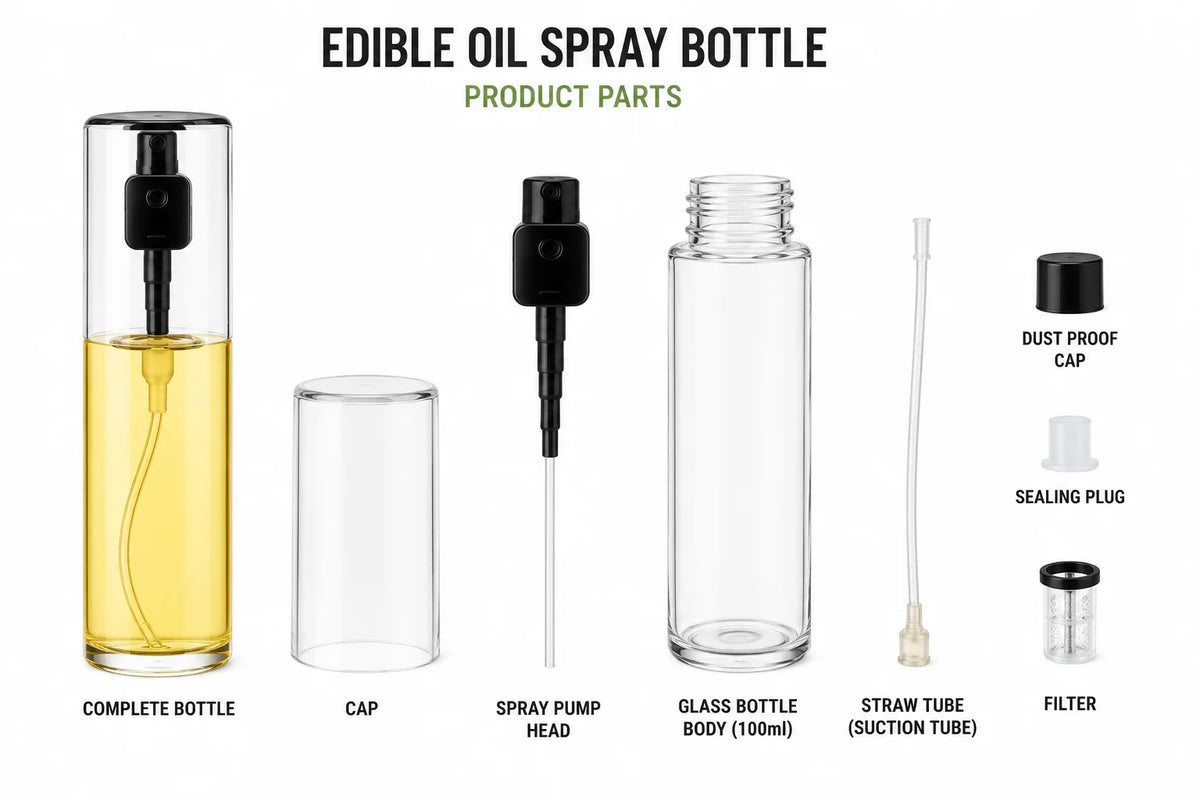 Oil Sprayer Stainless Steel 100ml