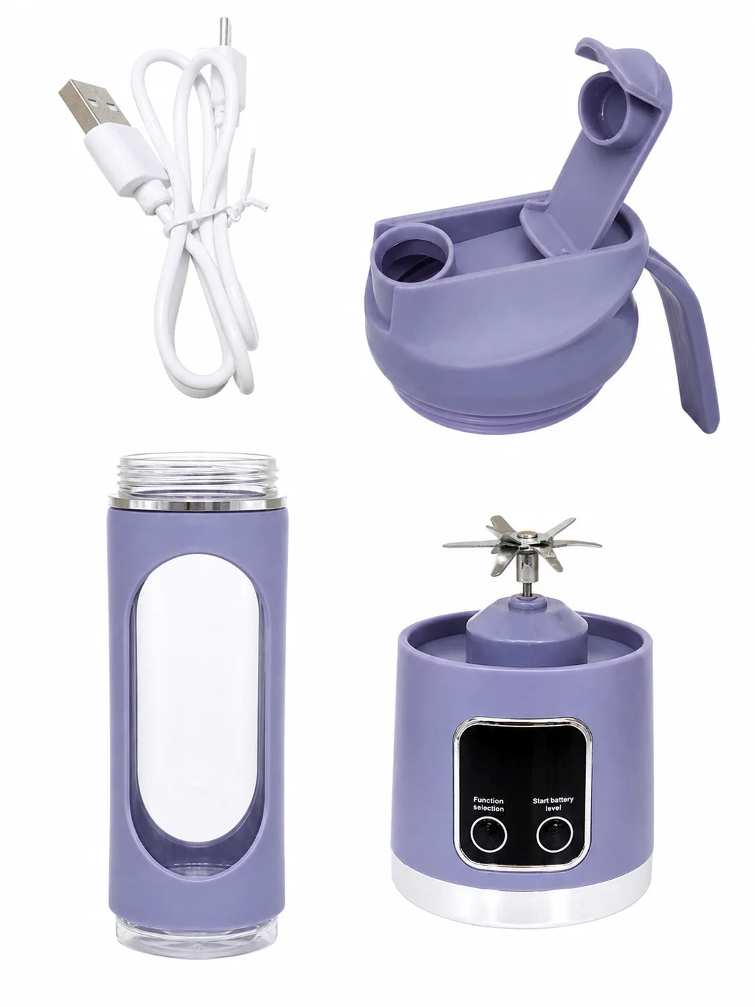 Portable Digital Blender- 450ml